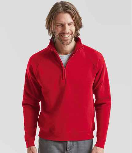 Fruit of the Loom Premium Zip Neck Sweatshirt 3
