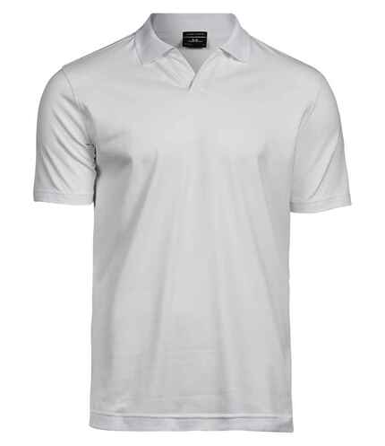 Tee Jays Luxury Stretch V Neck Polo Shirt 1