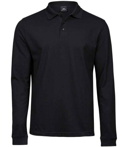 Tee Jays Luxury Stretch Long Sleeve Polo Shirt 0