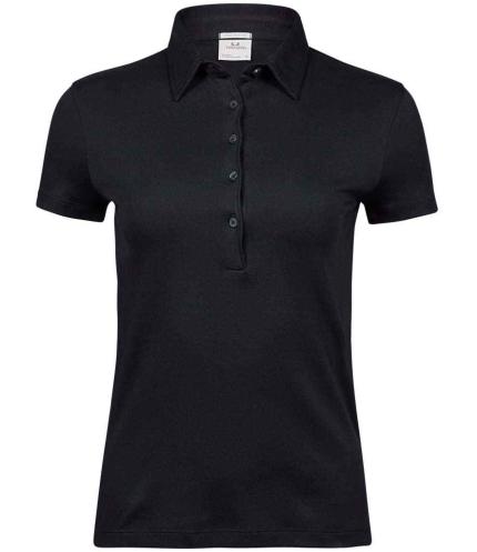 Tee Jays Ladies Pima Cotton Interlock Polo Shirt 0