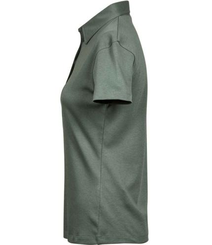 Tee Jays Ladies Pima Cotton Interlock Polo Shirt 1