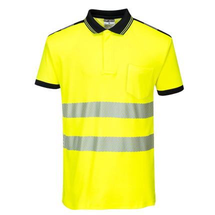 Portwest
 PW3 Hi-Vis Cotton Comfort Polo Shirt S/S