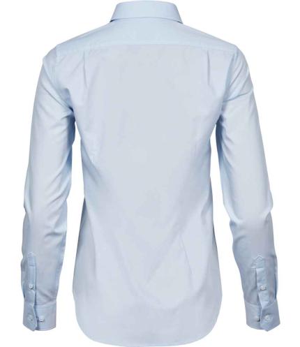 Tee Jays Ladies Stretch Luxury Long Sleeve Poplin Shirt 2