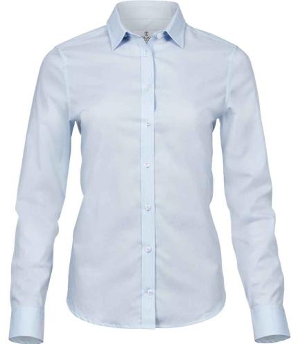 Tee Jays Ladies Stretch Luxury Long Sleeve Poplin Shirt 0