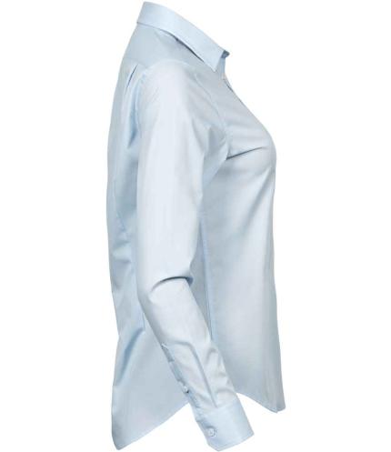 Tee Jays Ladies Stretch Luxury Long Sleeve Poplin Shirt 1