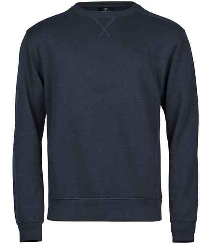 Tee Jays Ribbed Interlock Crew Neck Sweatshirt