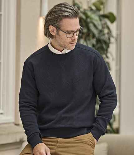 Tee Jays Ribbed Interlock Crew Neck Sweatshirt 3