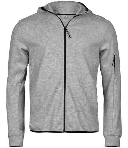 Tee Jays Athletic Hooded Full Zip Sweat Jacket