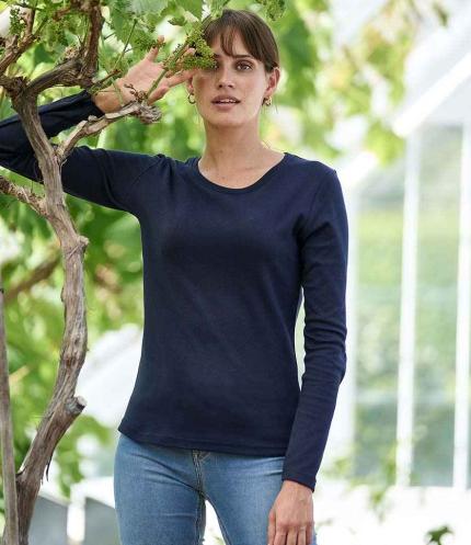 Tee Jays Ladies Long Sleeve Interlock T-Shirt 1