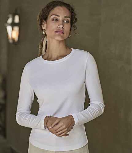 Tee Jays Ladies Long Sleeve Interlock T-Shirt 3