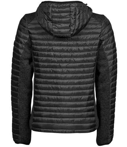 Tee Jays Ladies Crossover Hooded Padded Outdoor Jacket 5