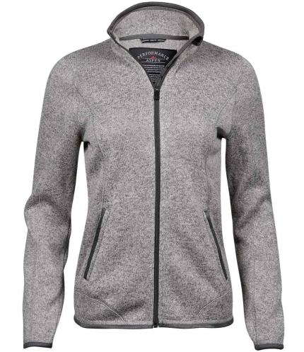 Tee Jays Ladies Knitted Outdoor Fleece Jacket