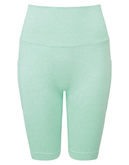 TriDri Women's ribbed seamless '3D Fit' cycle shorts 0