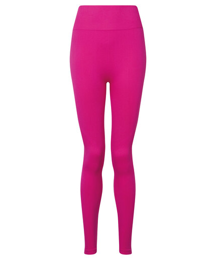 TriDri Women's seamless '3D fit' multi-sport sculpt solid colour leggings 0