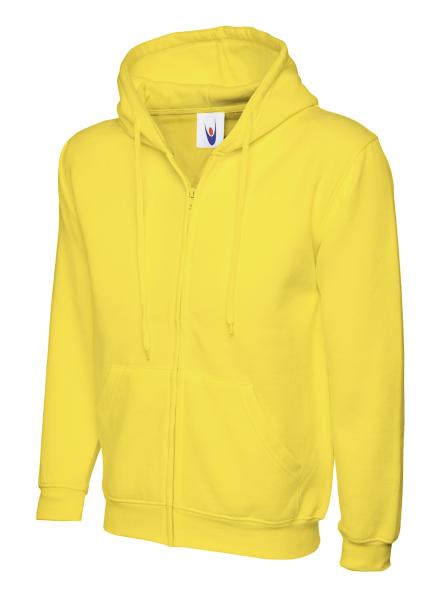 Uneek Adults Classic Full Zip Hooded Sweatshirt