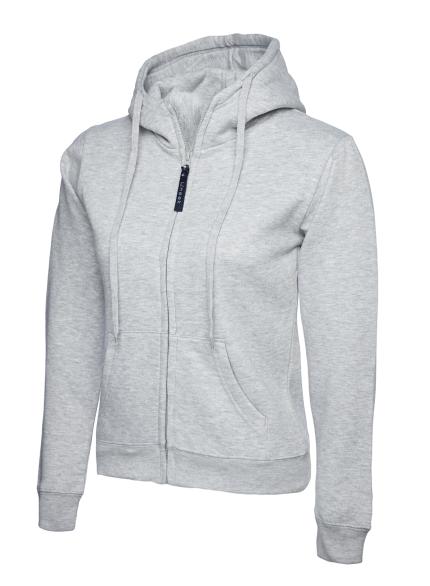 Uneek Ladies Classic Full Zip Hooded Sweatshirt