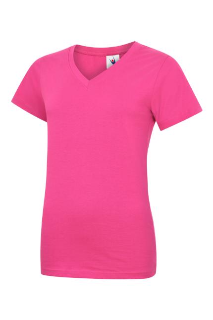 Uneek Ladies Classic V Neck T-shirt 0