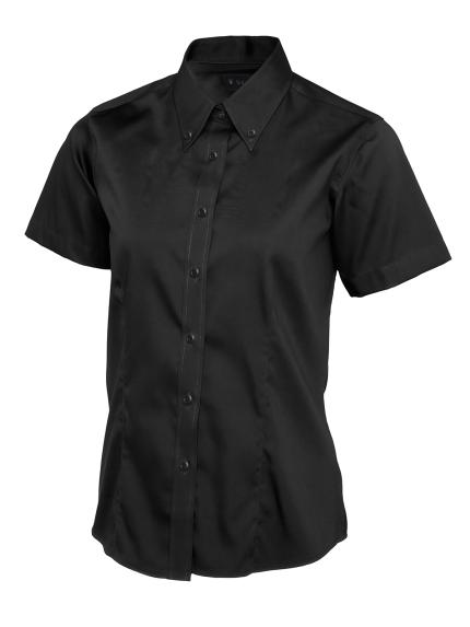 Uneek Ladies Pinpoint Oxford Short Sleeve Shirt