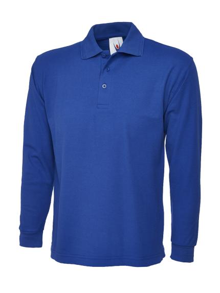 Uneek Long sleeve Polo Shirt