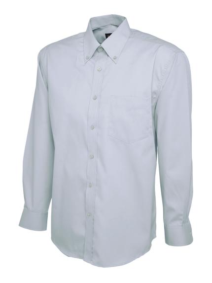Uneek Mens Pinpoint Long Sleeve Oxford Shirt 1
