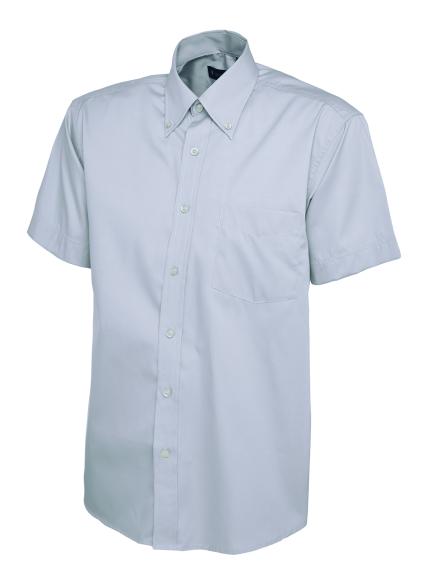 Uneek Mens Pinpoint Short Sleeve Oxford Shirt 1