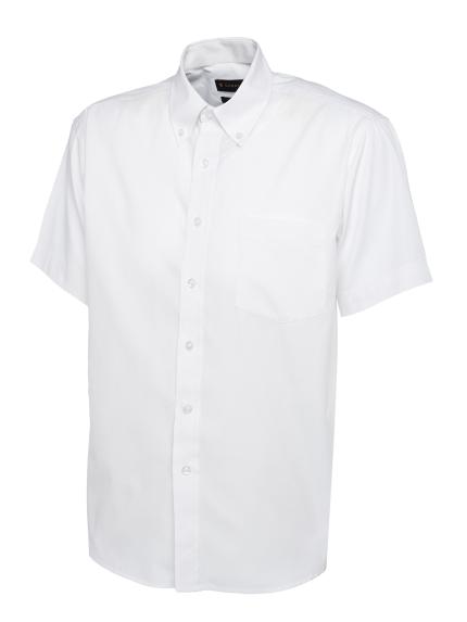 Uneek Mens Pinpoint Short Sleeve Oxford Shirt 1
