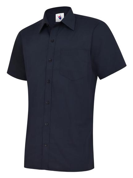 Uneek Mens Poplin Half Sleeve Shirt