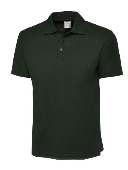 Uneek Men's Ultra Cotton Polo Shirt - Bottle Green | Order Uniform UK Ltd