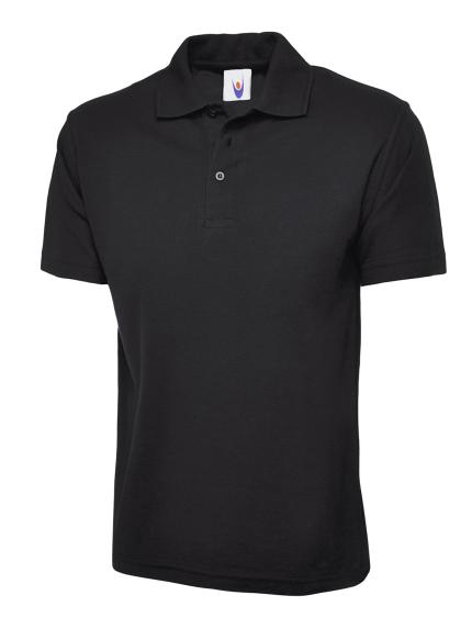 Uneek Olympic Polo Shirt - Black | Order Uniform UK Ltd