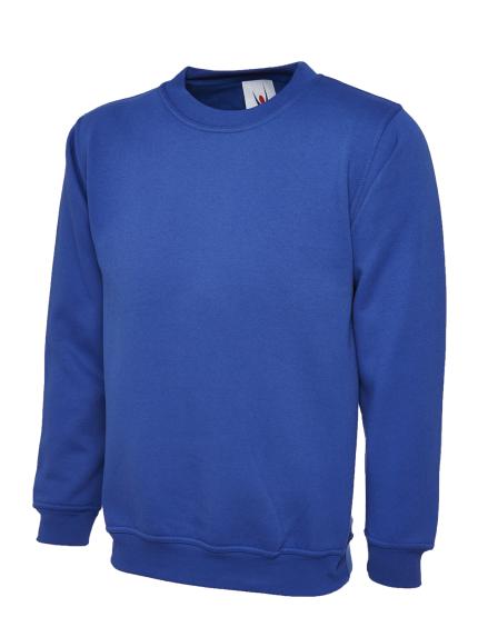 Uneek Premium Sweatshirt - Royal | Order Uniform UK Ltd