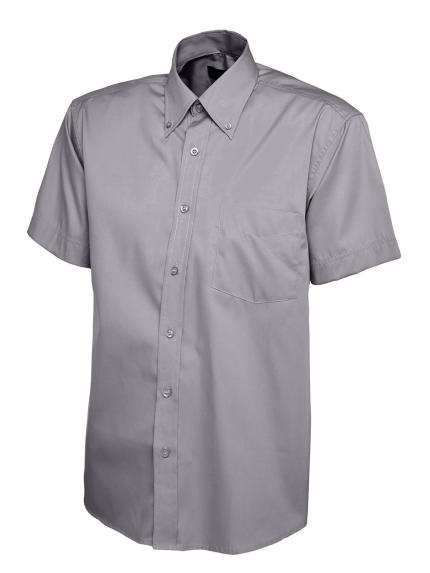 Uneek Mens Pinpoint Short Sleeve Oxford Shirt