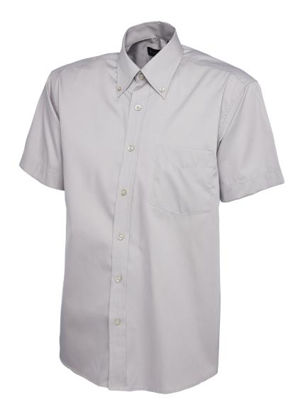 Uneek Mens Pinpoint Short Sleeve Oxford Shirt