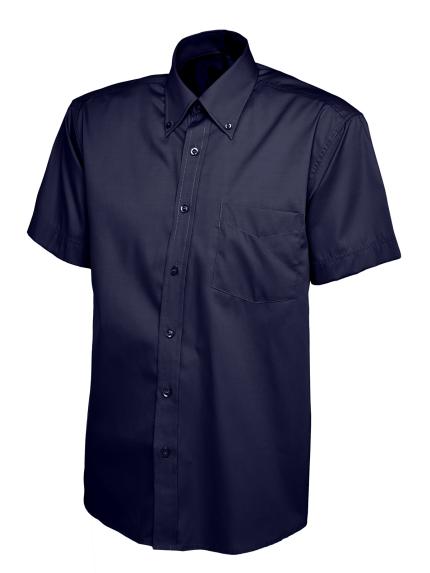 Uneek Mens Pinpoint Short Sleeve Oxford Shirt