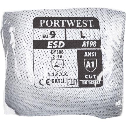 Portwest
 Vending Antistatic PU Fingertip Glove 1
