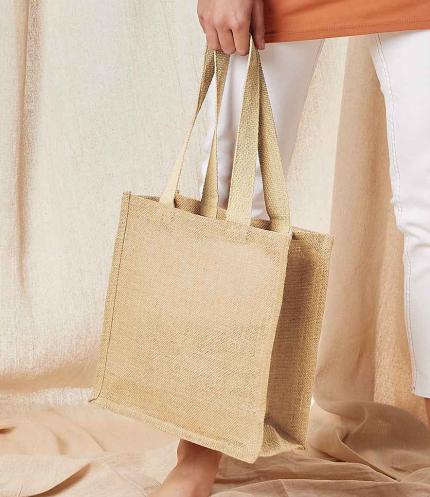 Westford Mill Jute Compact Tote Bag 1