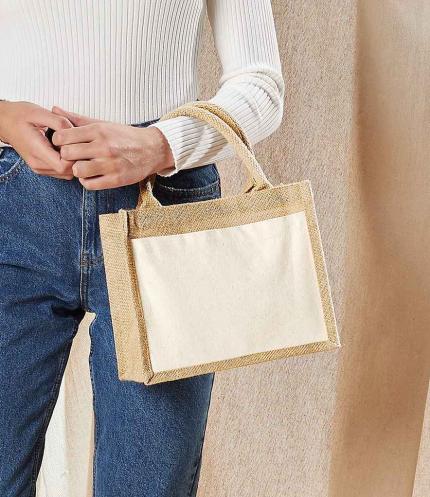 Westford Mill Pocket Jute Gift Bag 1