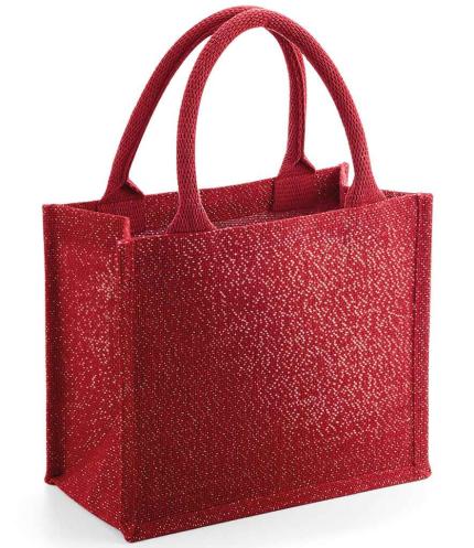 Westford Mill Shimmer Jute Mini Gift Bag