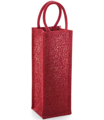 Westford Mill Shimmer Jute Bottle Bag