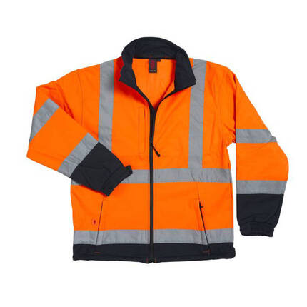 Warrior Hi Vis 2-Tone Soft Shell 0