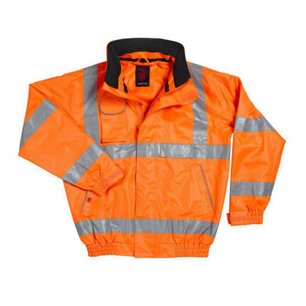Warrior Hi Vis Breathable Bomber Jacket 0