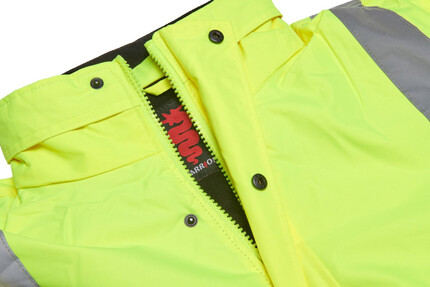 Warrior Hi-Vis Fleece Lined Bomber Jacket 4