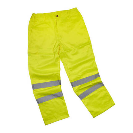 Warrior Hi Vis Polycotton Trouser 1