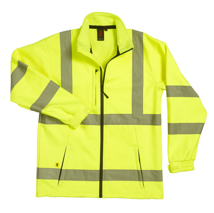 Warrior Hi-Vis Soft Shell Jacket 0