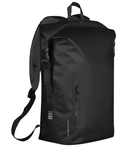 Stormtech Cascade Waterproof Backpack - Black/Granite | Order Uniform ...