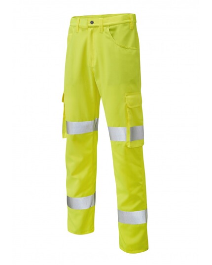 LEO YELLAND ISO 20471 Cl 1 Lightweight Poly/Cotton Cargo Trouser