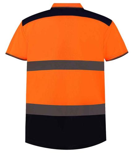 Yoko Two Tone Short Sleeve Polo Shirt 1