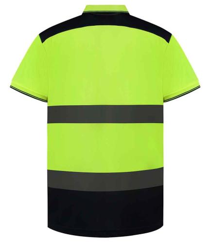 Yoko Two Tone Short Sleeve Polo Shirt 1