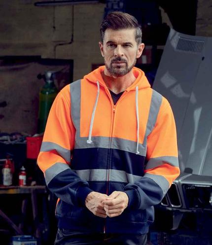Yoko Hi-Vis Zip Hoodie 2