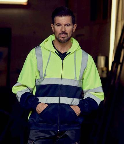 Yoko Hi-Vis Zip Hoodie 2