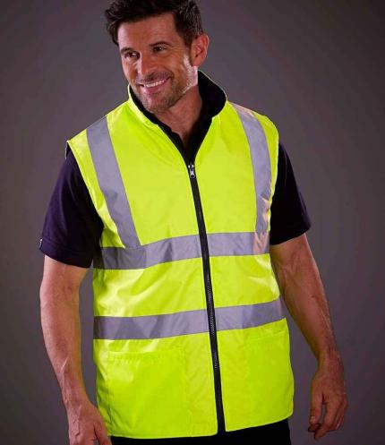 Yoko Hi-Vis Reversible Fleece Bodywarmer 1